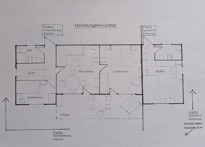 Ferienwohnung Kraniche, Seenaehe, Mecklenburgische Seenplatte Apartamento *